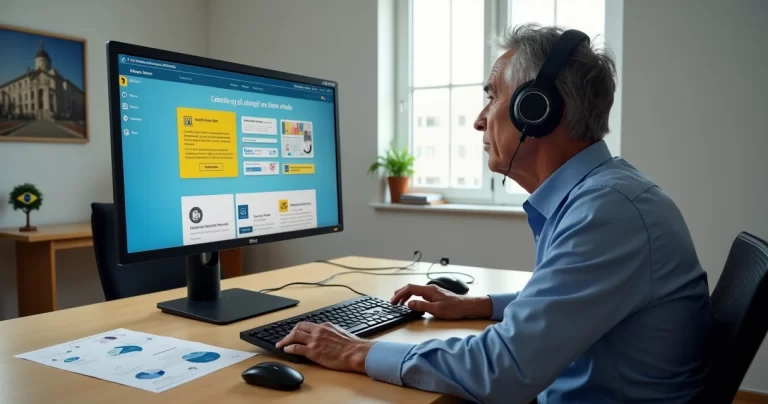 Servidor de câmara testa acessibilidade em portal legislativo com leitor de tela e teclado adaptado