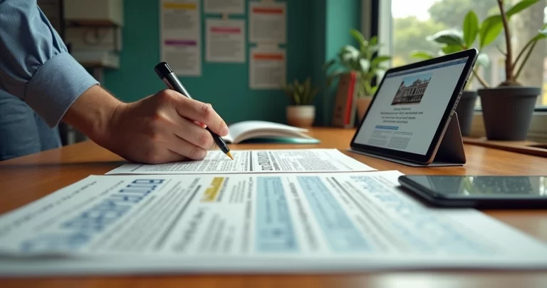 Servidor municipal revisando comunicação legislativa acessível em diferentes formatos